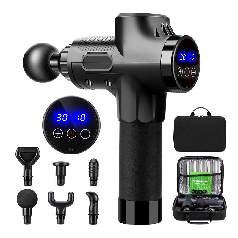 Pistolet de massage FlexiRelax avec étui de rangement