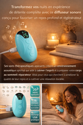 Diffuseur SereniSleep, vue d'ensemble du produit